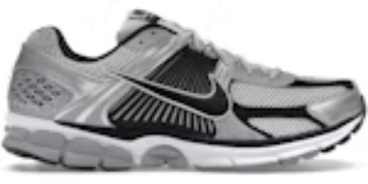 Mens Z-V 5 Metallic Silver Black Cute Takkies Shoes Sneakers