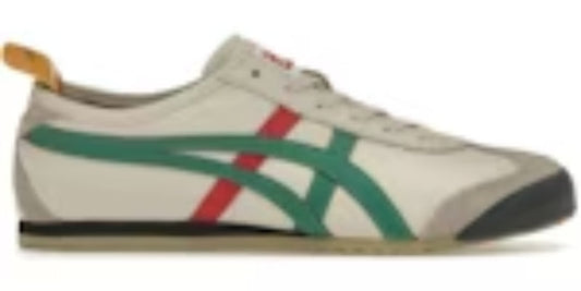 Men Sneakers Onitsuka Tiger Mexico 66 Birch Green Red Yellow Beautiful Takkies