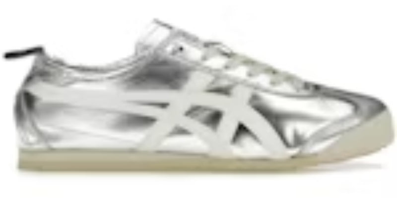 Men Sneakers Onitsuka Tiger Mexico 66 Silver Off White Comfortable Takkies