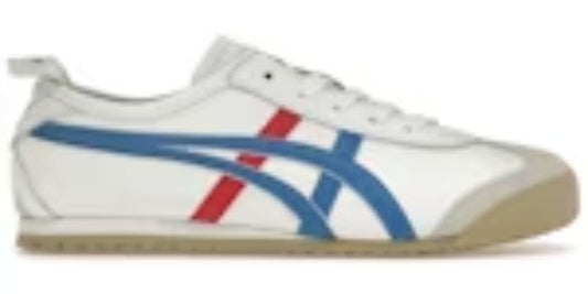 Men Sneakers Onitsuka Tiger Mexico 66 White Blue Red Takkies Online Shopping