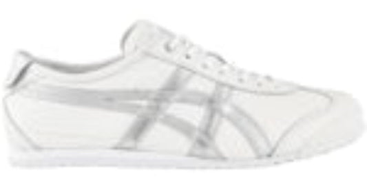 Men Sneakers Onitsuka Tiger Mexico 66 White Silver Trending Takkies