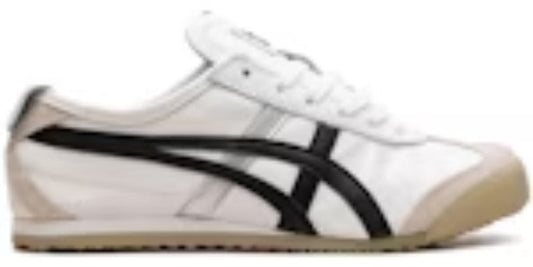 Men Sneakers Onitsuka Tiger Mexico 66 White Silver Black Training Takkies