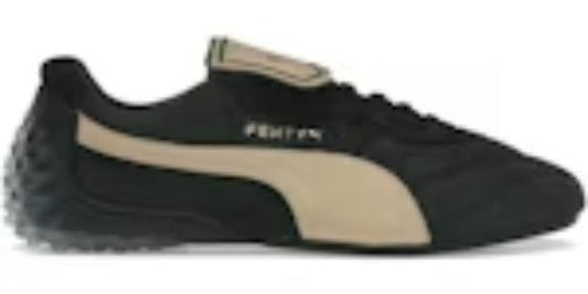 Men's Comfortable Takkies P Avanti LS Fenty Stitched Black Gold Sneakers Shoes