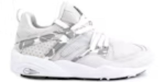 Men's Slip On Takkies P Blaze of Glory Bape Camo White Sneakers Shoes