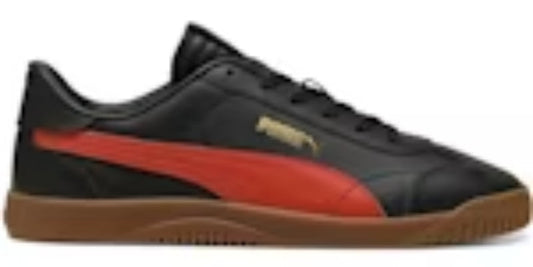 Men's Takkies P Club 5v5 Black Red Fire Sneakers Shoes