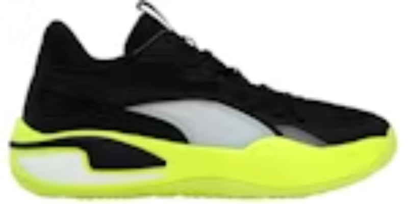 Men's Trending Takkies P Court Rider Black Yellow Alert Sneakers Shoes