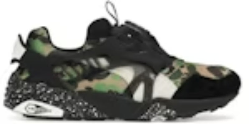 Men's Cheap Takkies P Disc Blaze Bape Camo Green Sneakers Shoes