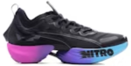 Men's Slip On Takkies P Fast-R Nitro Elite Sunset Black Sneakers Shoes