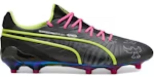 Men's Different Takkies P King Ultimate FG_AG KidSuper Black Electric Lime Sneakers Shoes