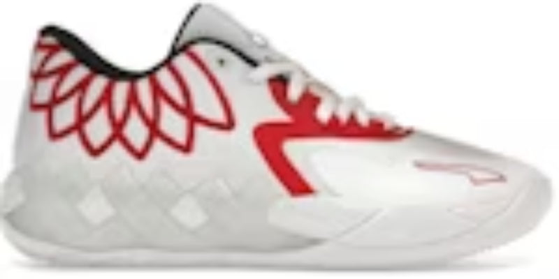 Men's Sport Takkies P LaMelo Ball MB.01 Lo Team Color White High Risk Red GS Sneakers Shoes