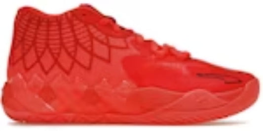 Men's Classic Takkies P LaMelo Ball MB.01 Not From Here Red Blast GS Sneakers Shoes