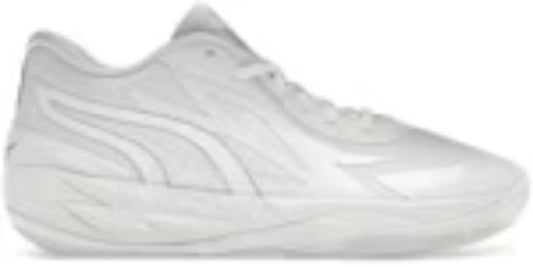 Men's Beautiful Takkies P LaMelo Ball MB.02 Lo White Silver Sneakers Shoes