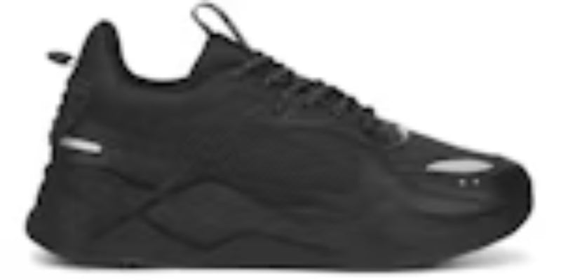 Men's Walking Takkies P RS-X Triple Black Sneakers Shoes