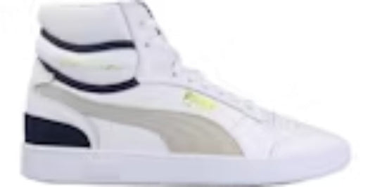 Men's Takkies P Ralph Sampson Mid OG White Grey Violet Peacoat Sneakers Shoes