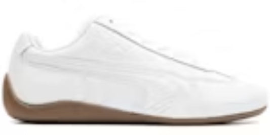 Men's Running Takkies P Speedcat Leather White Gum Sneakers Shoes