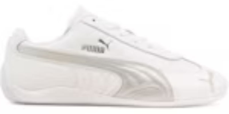 Men's Shoes Takkies P Speedcat Leather White Silver Sneakers Shoes
