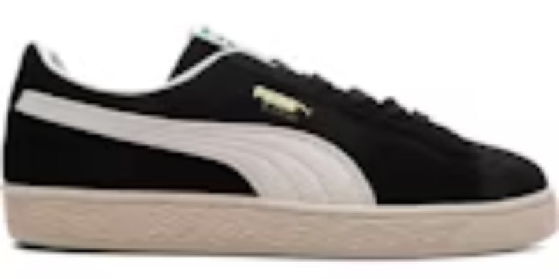 Men's Comfortable Takkies P Suede Charles F. Stead Black White Sneakers Shoes