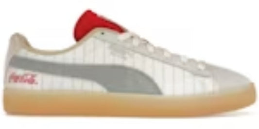 Men's Comfortable Takkies P Suede Coca Cola White Sneakers Shoes