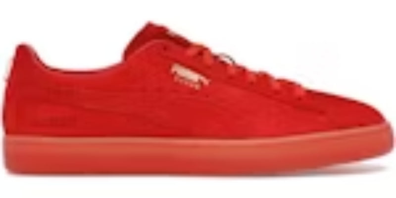 Men's Walking Takkies P Suede Haribo Poppy Red Sneakers Shoes
