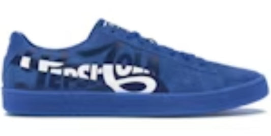 Men's Best Takkies Walking P Suede Pepsi Blue Sneakers Shoes