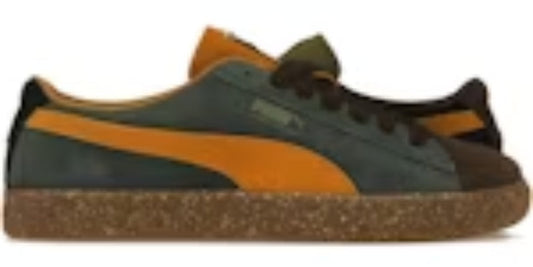 Men's Comfortable Takkies P Suede Vintage Perks and Mini Brown Sneakers Shoes