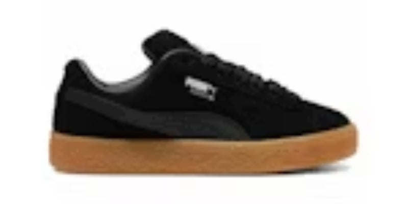 Women's Best Takkies Walking P Suede XL Flecked Black Ponderosa Pine Gum Sneakers Shoes