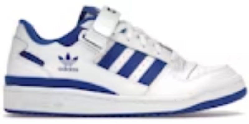 Running Takkies Forum Low White Royal Blue Sneakers