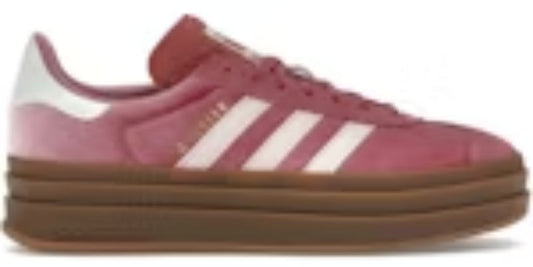 Cute Takkies Gazelle Bold Sandy Pink Velvet Womens Sneakers