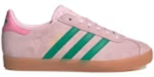 Funky Takkies Gazelle Clear Pink Court Green GS Sneakers