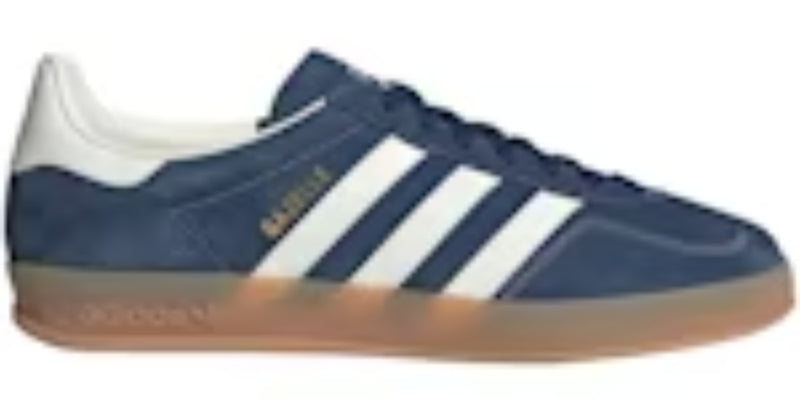 Stylish Takkies Gazelle Indoor Night Indigo Off White Gold Metallic Sneakers