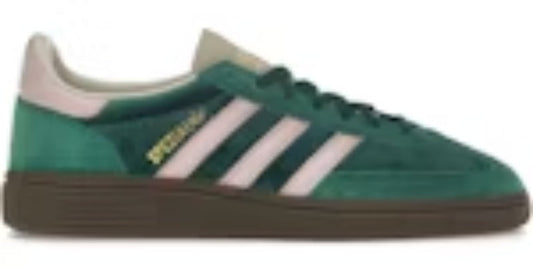 Running Takkies Handball Spezial Green Pink Velvet Womens Sneakers
