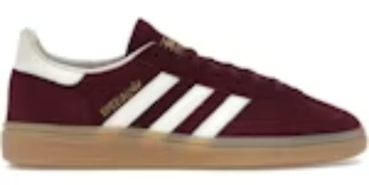 Classic Takkies Handball Spezial Maroon Cream White Womens Sneakers