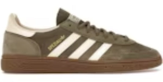 Running Takkies Handball Spezial Olive Strata Cream White Sneakers