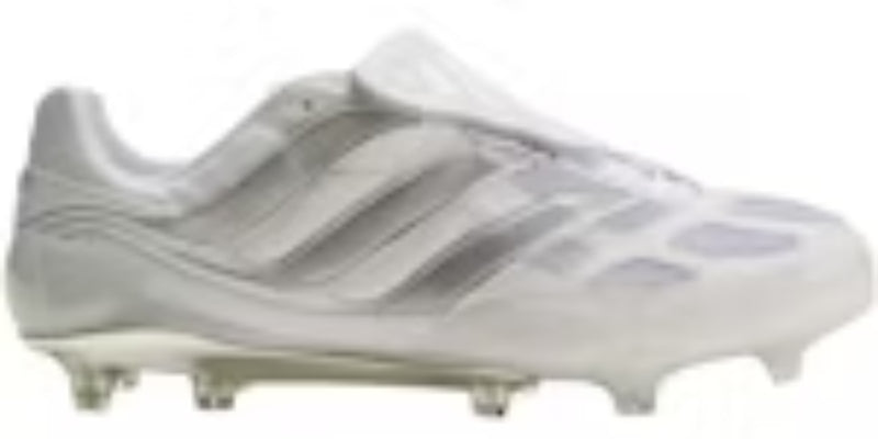 Colourful Takkies Predator Precision FG White Silver Metallic Made in Germany Sneakers