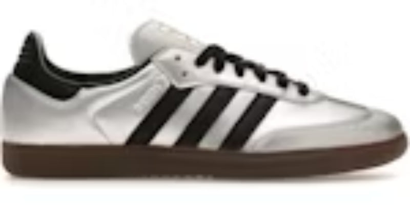 Runner Takkies Saba OG Silver Metallic Black Gum Womens Sneakers