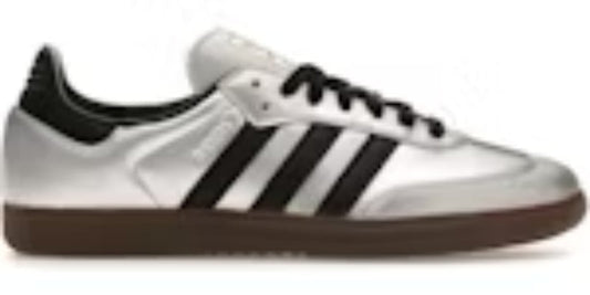 Runner Takkies Saba OG Silver Metallic Black Gum Womens Sneakers